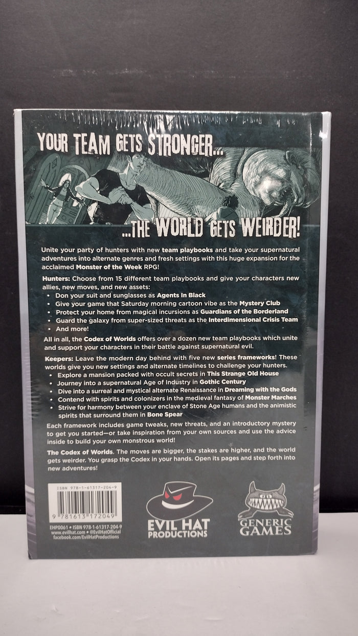 Monster of the Week: The Codex of Worlds – Hardcover Sourcebook