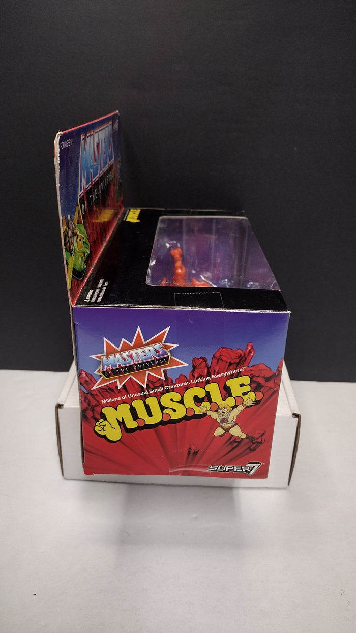 MOTU M.U.S.C.L.E. Wind Raider & Roton (Orange Variant) Retro Figure Set • Super7 Masters of the Universe