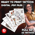 Nico Goldstein - Devil May Cry 5 | READY TO PRINT .PDF TATTOOS | FULL SET - AlunaCreates