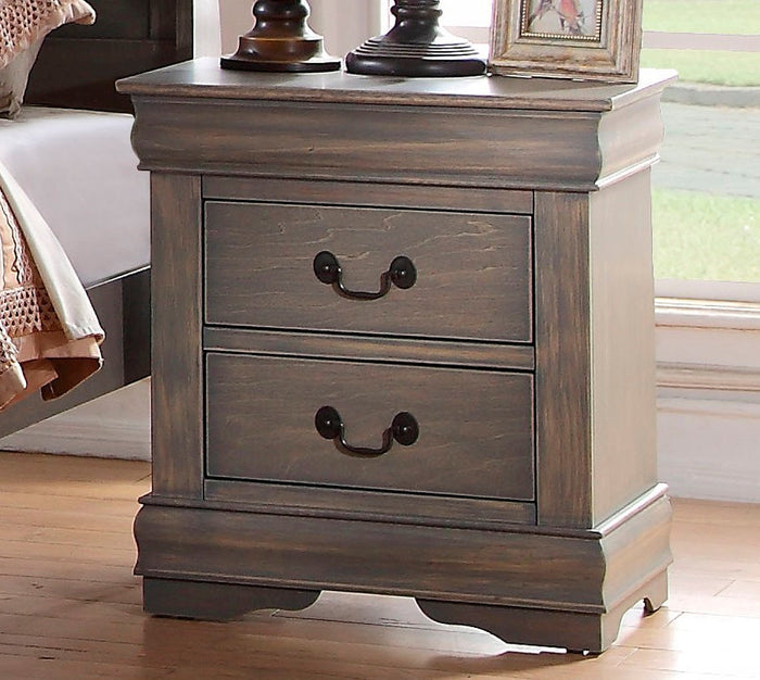 NIMES Aged Gray 22" Wide Night Stand