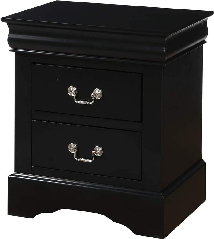 NIMES Black 21" Wide x 24" Height Night Stand