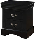 NIMES Black 21" Wide x 24" Height Night Stand