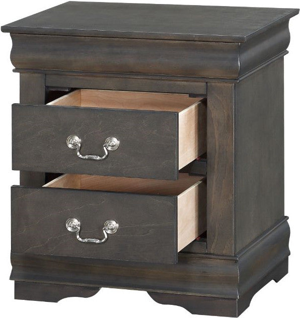 NIMES Dark Gray 22" Wide Night Stand