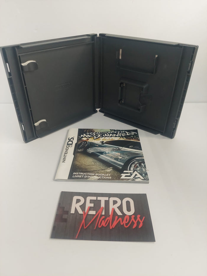 Nintendo DS Need for Speed Most Wanted Case and Manual ONLY No Game