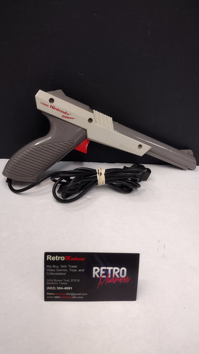 Nintendo NES Zapper Light Gun Gray Controller OEM Original NES-005 - Tested