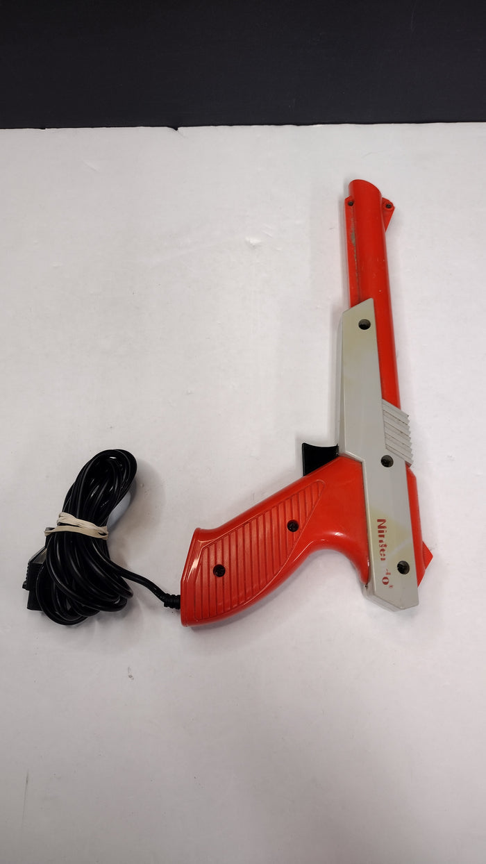 Nintendo NES Zapper Light Gun Orange Controller OEM Original NES-005 - Tested