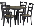 NIRVANA Black Drop Leaf Dining Table