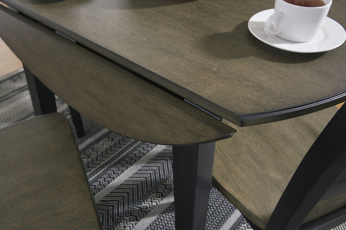 NIRVANA Black Drop Leaf Dining Table