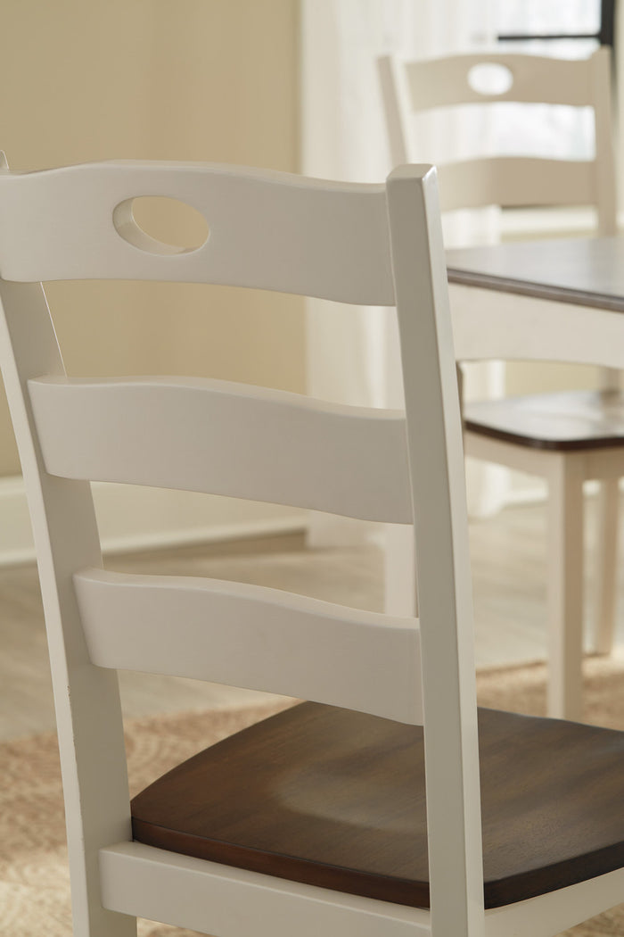 NIRVANA White 18" Wide Dining Chair