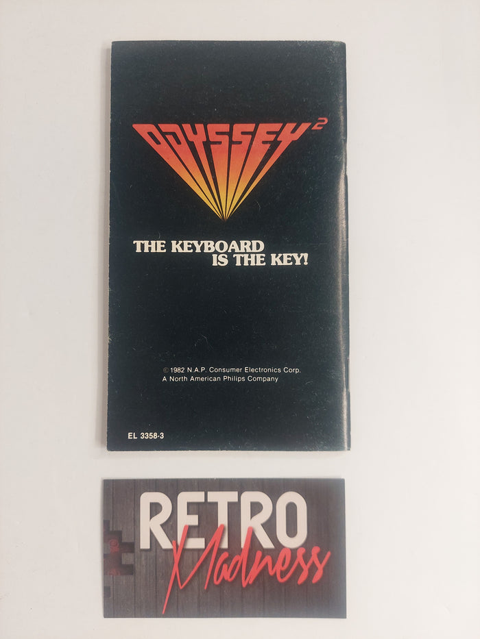 Odyssey 2 Cartridge Catalog 1982