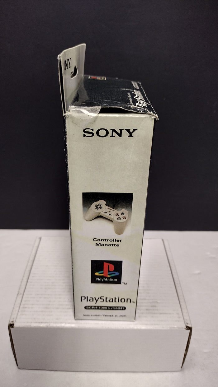 Official Sony PlayStation PS1 Original Controller SCPH-1080 (u/94041 - Brand New / Open Box Sealed Inner Polybag)