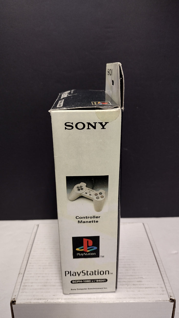 Official Sony PlayStation PS1 Original Controller SCPH-1080 (u/94041 - Brand New / Open Box Sealed Inner Polybag)