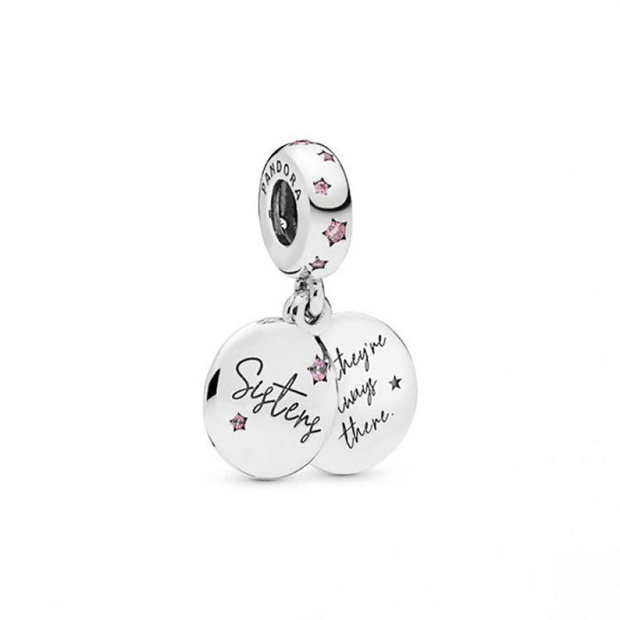 "PANDORA : Forever Sisters Dangle Charm -"
