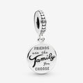 "PANDORA : Friends Are Family Dangle Charm -"