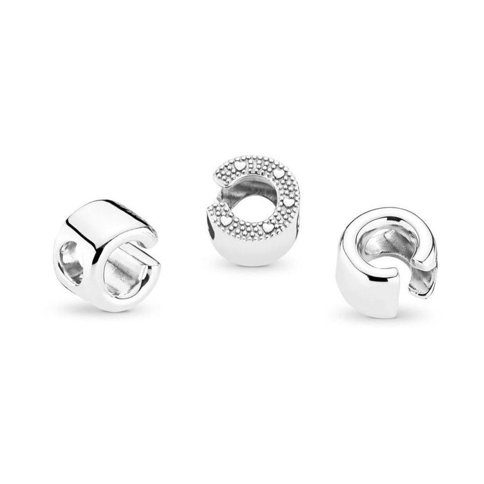 "PANDORA : MOMENTS Letter Charm - 'C' -"