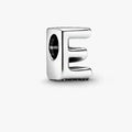 This Pandora Letter Charm - “E” adds a personal touch to your jewelry collection.