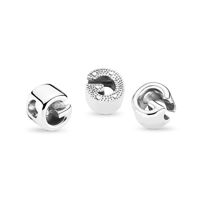 "PANDORA : MOMENTS Letter Charm - 'G' -"