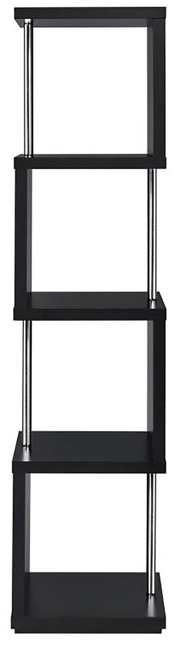 PARKER Black 16" Wide Bookshelf