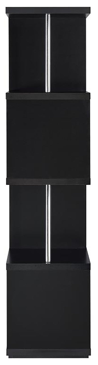 PARKER Black 16" Wide Bookshelf