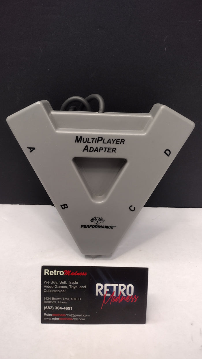Performance MultiPlayer Adapter PS1 PS2 Multitap Controller Hub - Tested