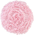 Pink Ruffle Throw Pillow