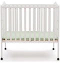 Portababy White Crib with Mattress