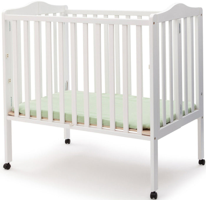 Portababy White Crib with Mattress