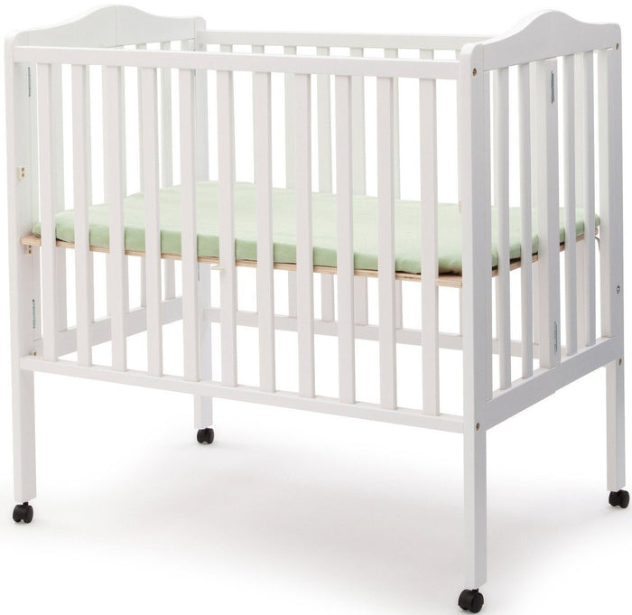 Portababy White Crib with Mattress