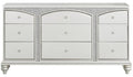 Precious Platinum Rhinestones Dresser & Mirror
