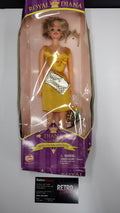 Princess Diana Collector Doll by Way Out Toys: Elegant Gold Evening Gown Edition – New In Box (Damaged Packaging)