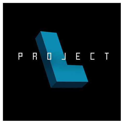 Large 3D blue L on a black background with the word PROJECT in spaced-out white capital letters.