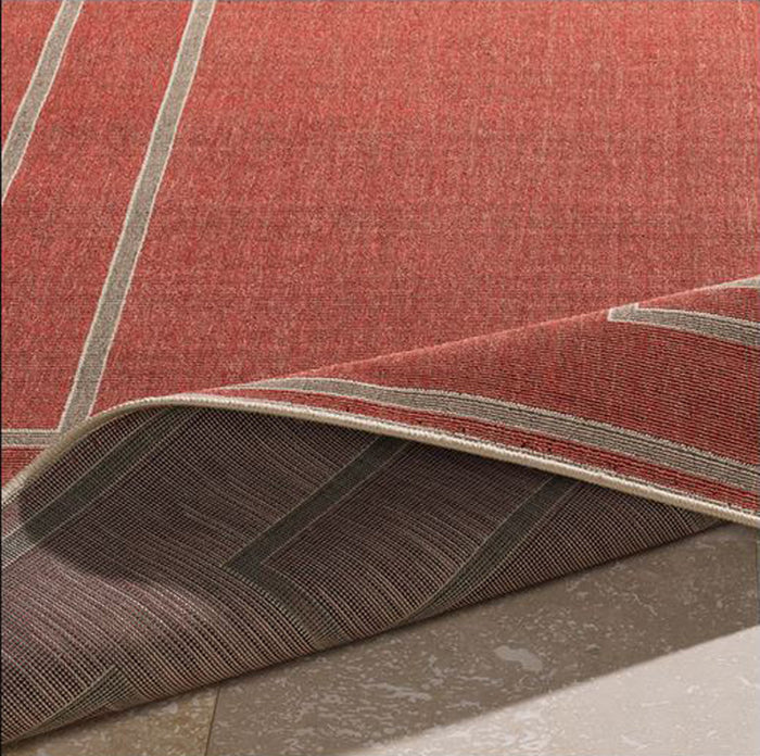 Raina Rust 5' x 7' Rug (Indoor/Outdoor)