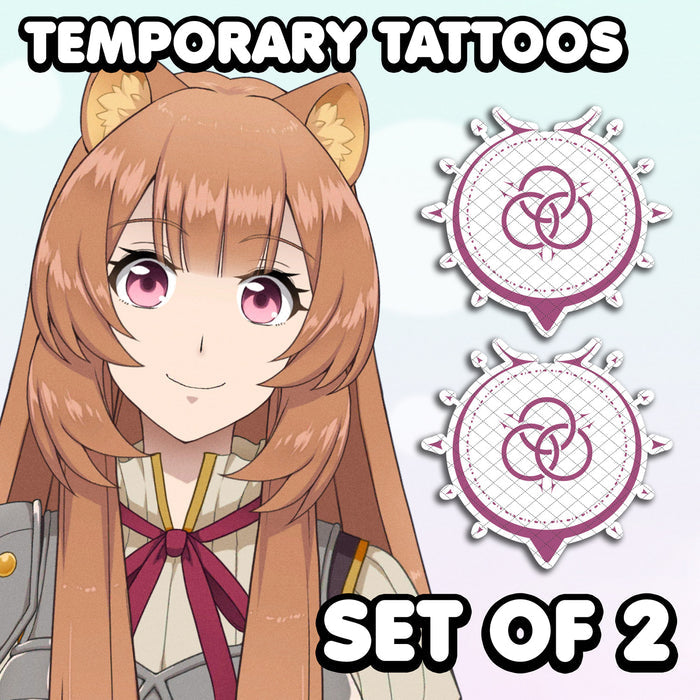 Raphtalia - The Rising of the Shield Hero | Temporary Tattoos | SET OF 2 - AlunaCreates