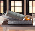 RAYMOND Galvanized Metal 19" Wide Tray Pair