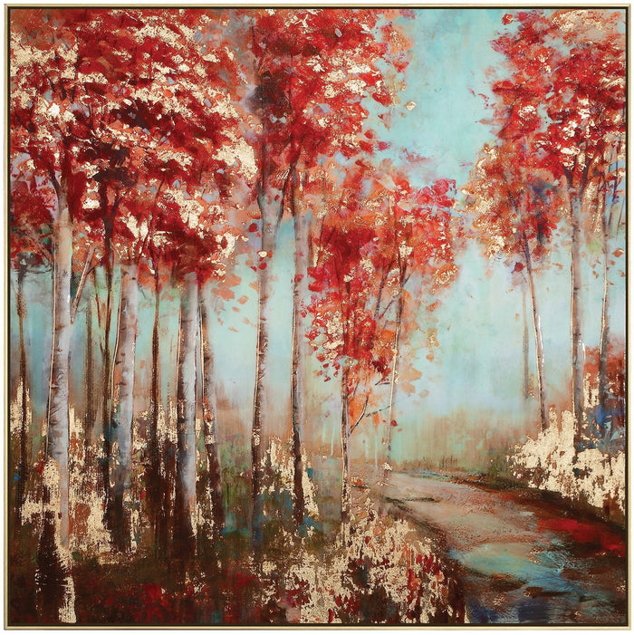 Red Garden Wall Art