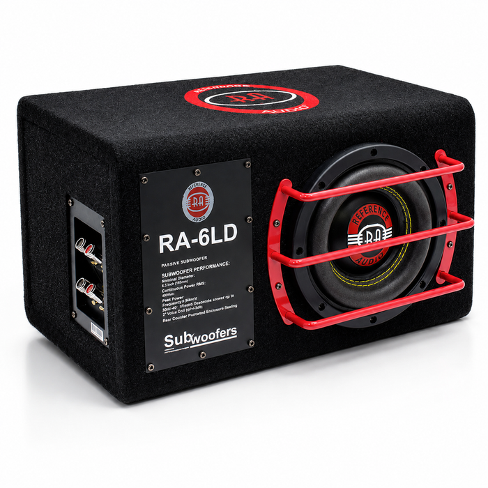 Reference Audio RA-6LD 6.5″ 800w/400rms Subwoofer with Ported Enclosure