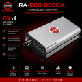 Reference Audio RA-EOS-8000.4 EOS Series 75w rms 4 Channel Amplifie