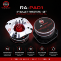 Reference Audio RA-PA01 - 4" Bullet Tweeters - Set