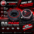 Reference Audio RA-PA2 3.8 Super Bullet Tweeters Pair