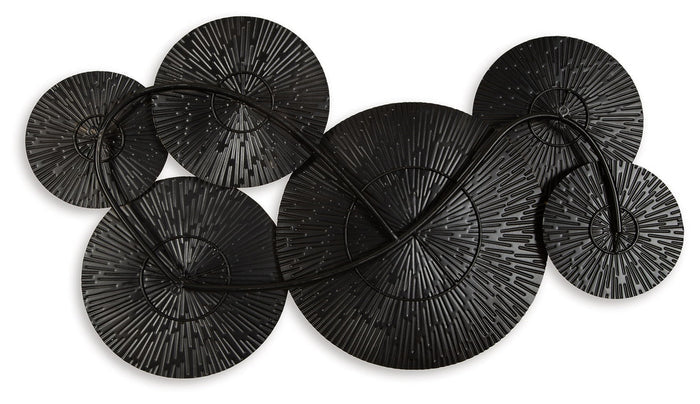 Rhetlen - Wall Decor - Black / Gold Finish