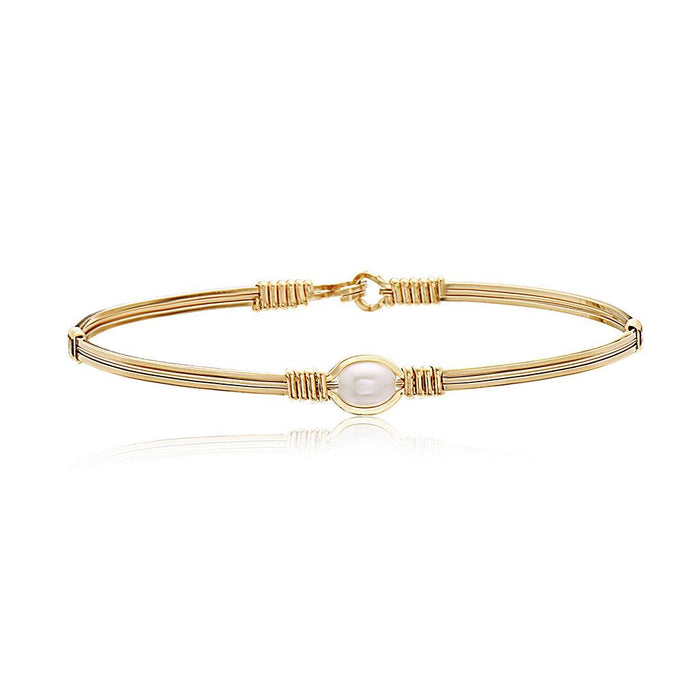 "Ronaldo Jewelry : The Pearl of My Heart Bracelet - Gifts for her - Gold jewelry - gold bracelet - Ronaldo bracelet "