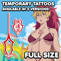 Shura Kirigakure - Ao no Exorcist | Temporary Tattoos | FULL SIZE - AlunaCreates