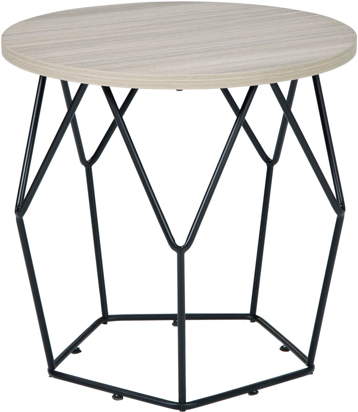 SILVANO 24" Wide Round End Table