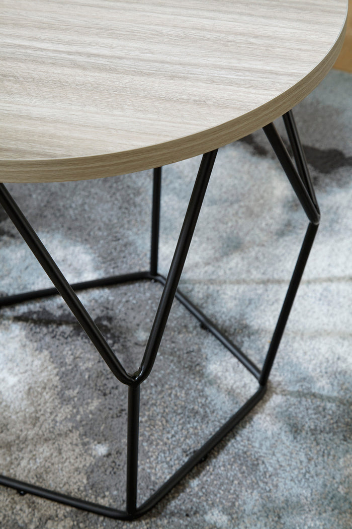 SILVANO 24" Wide Round End Table