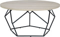 SILVANO 36" Wide Round Coffee Table