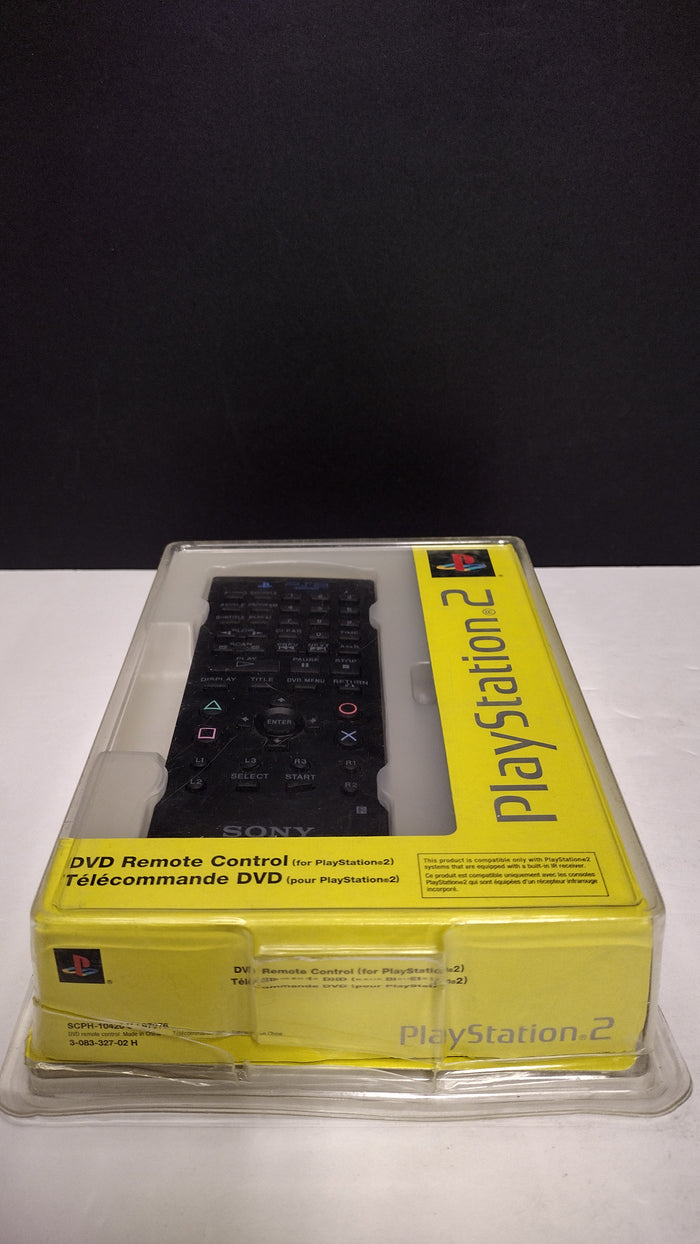 Sony PlayStation 2 (PS2) DVD Remote Control – Official OEM (No Dongle)