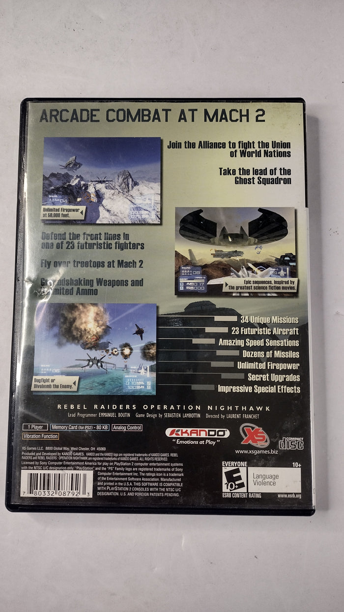 Sony PlayStation 2: Rebel Raiders: Operation Nighthawk