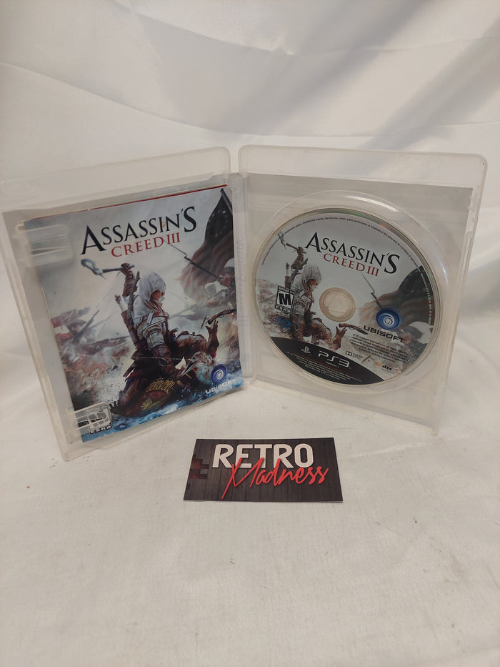 Sony PlayStation 3 PS3 Assassin's Creed III Video Game