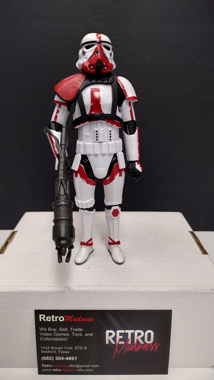 Star Wars The Black Series: Incinerator Stormtrooper – 6" Scale (The Mandalorian) - Loose