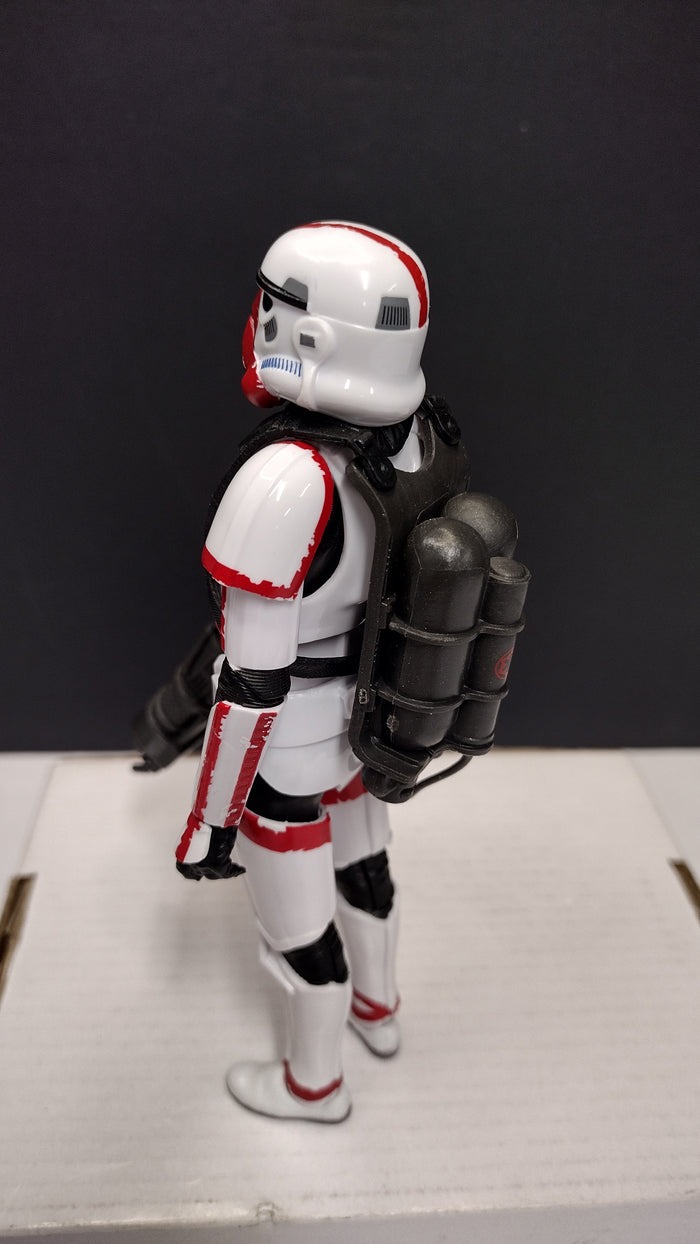 Star Wars The Black Series: Incinerator Stormtrooper – 6" Scale (The Mandalorian) - Loose